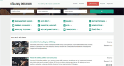 Desktop Screenshot of kedainiuskelbimai.lt